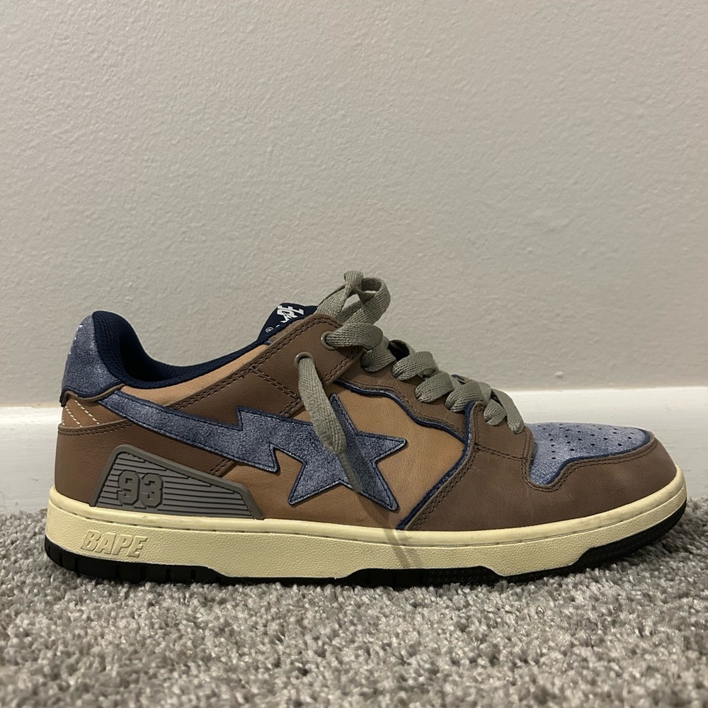 Bape SK8 Sta( Vintage Beige Indigo )
